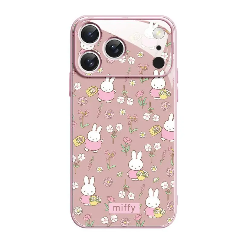 Cartoon Kawaii Miffy Mobile Phone Case Applicable To Iphone Anti-fall All Inclusive Protect Exquisite Fashion Practical Simple