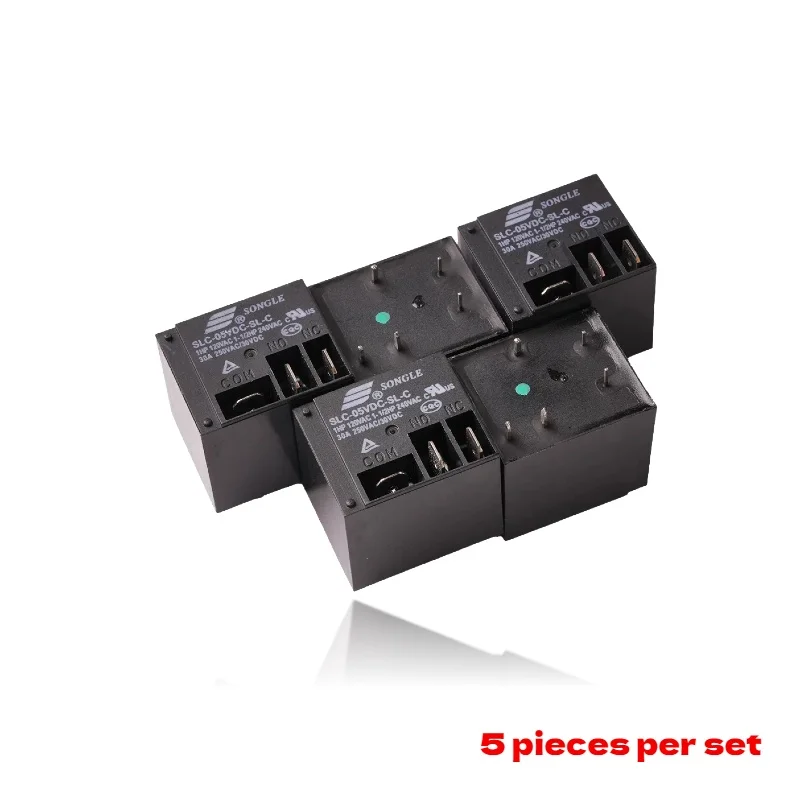 SLC series miniature relays 30Ahigh-power PCB relays 4-pin/5-pin 5V/12V/24VDC sealed type for Industrial SMPS New Energy Control