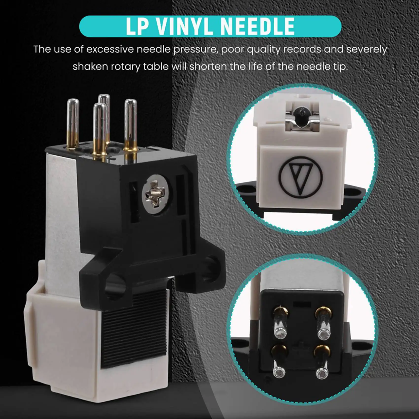 M07K-AT3600L Magnetic Stylus LP Vinyl Record Player Needle For Turntable Phonograph Platenspeler Records Player 20PCS