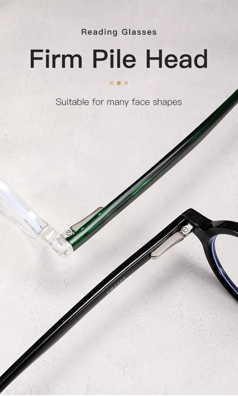 KAEDEK Trend Gedruckt Rahmen Acetat Lesebrille Männer Augenschutz Anti-Blau Licht Presbyopie Brillen – Detail 10