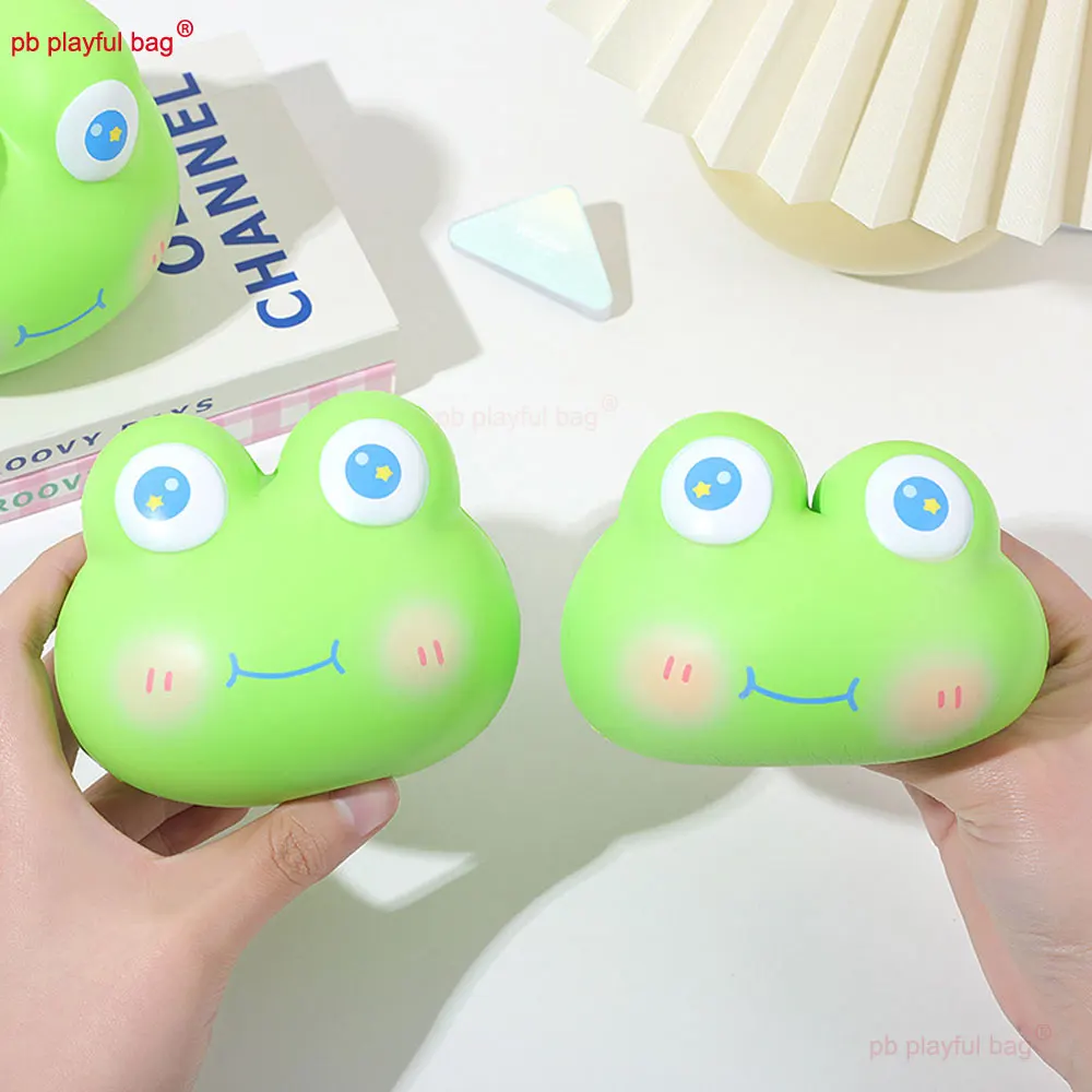 Mainan Remas hewan lucu mainan anak-anak ZG230 pelepas tekanan pelepas hadiah Natal kreatif Remas Squishy dekompresi katak katak