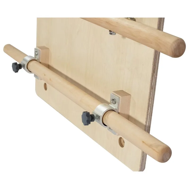 YTYIN Esdoornhout Gym Home Yoga Apparatuur Bodybuilding Oefening Muur Pilates Springplank