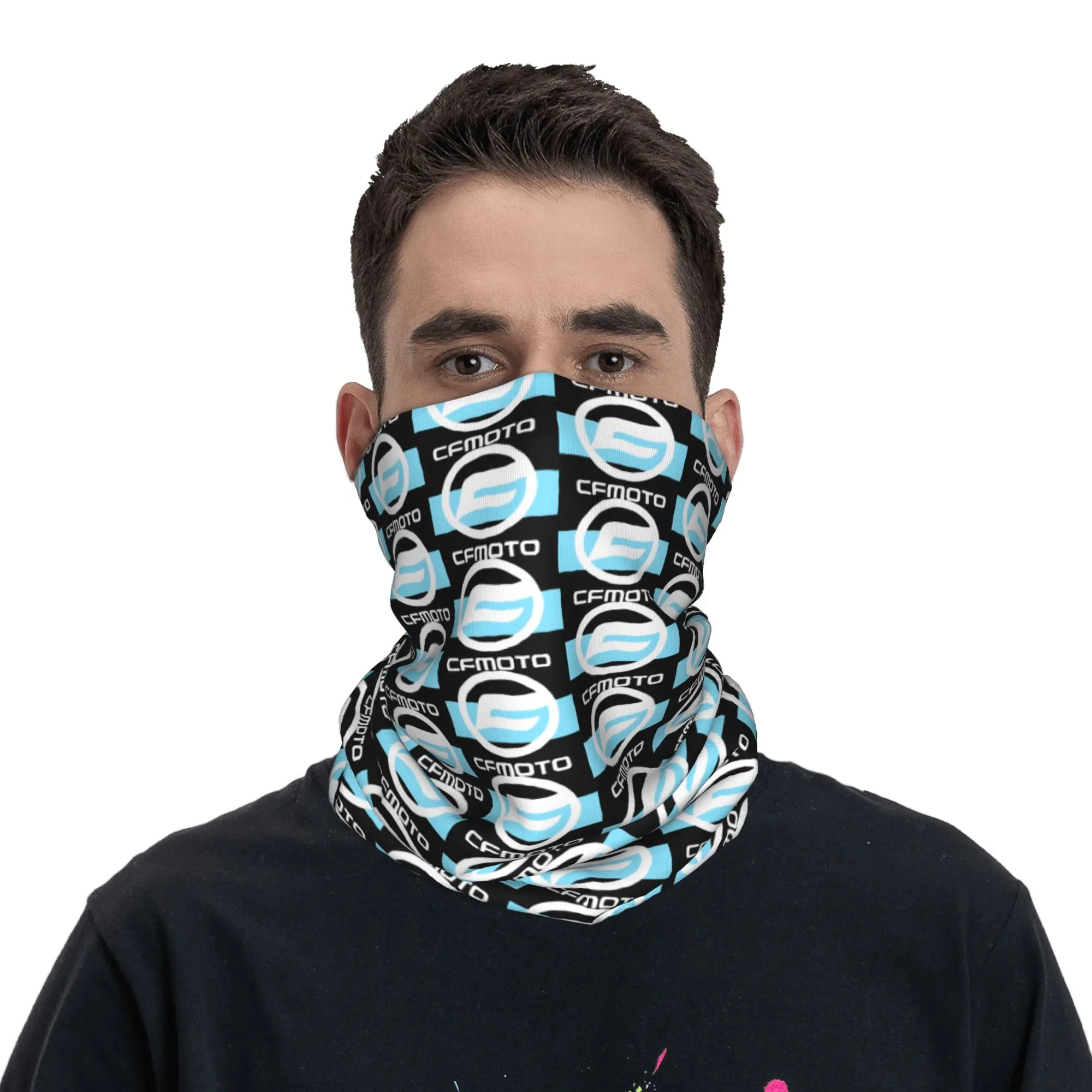 Custom Motorcycles Racing Neck Gaiter Men Women Windproof Winter Motocross Enduro Cross Bandana Scarf for Ski