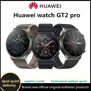 Huawei Watch Gt2 Pro Sports Intelligence Two week Battery Life Nfc Wireless Charging Bluetooth Phone Ecg Sapphire Glass Smart Watches AliExpress