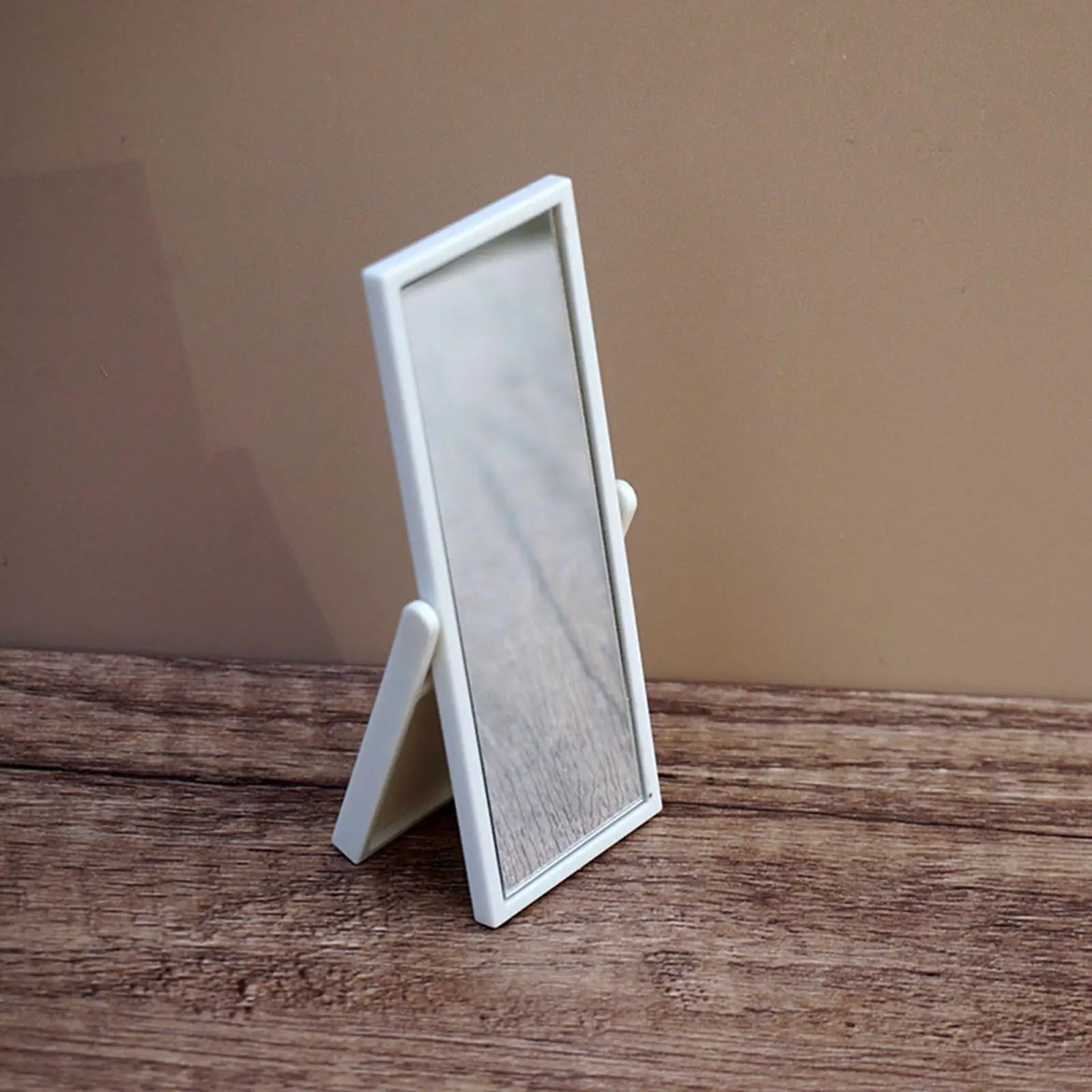 2xMiniature Floor Mirror Full Length Mirror for Holiday Present Dollhouse