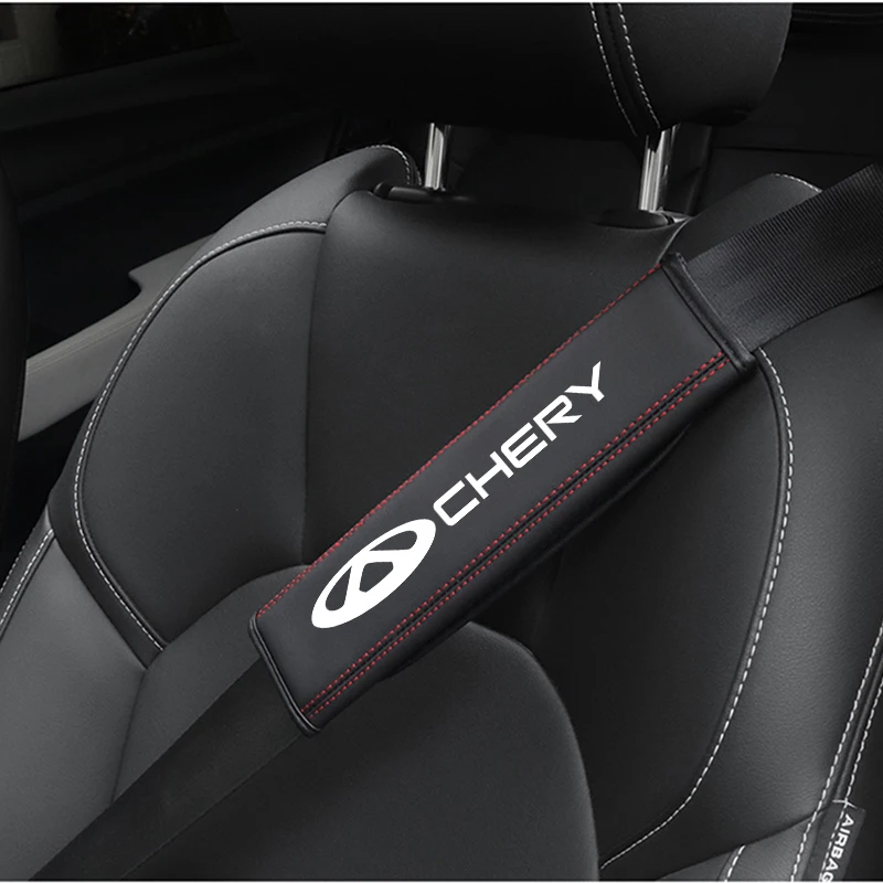 

1 шт., кожаный ремень безопасности для автомобиля Chery TIGGO 2 3 4 5 7 Pro 8 3X A1 QQ Arrizo