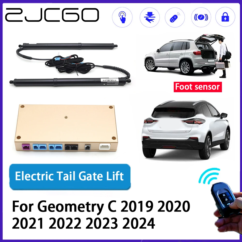 

ZJCGO Car Auto Trunk intelligent Electric Tail Gate Lift Automatic Tailgate Opener for Geometry C 2019 2020 2021 2022 2023 2024