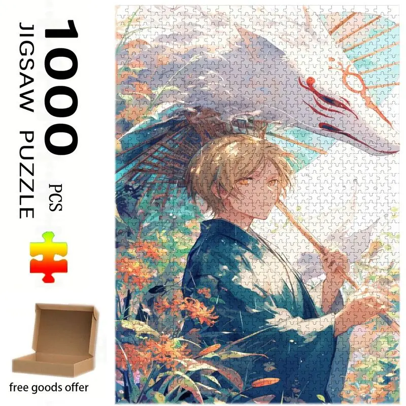 500/1000 Pieces Jigsaw Puzzle Anime Natsume's Book of Friends Jigsaw Puzzle Educational Toy for Kids Children 's Games Gift