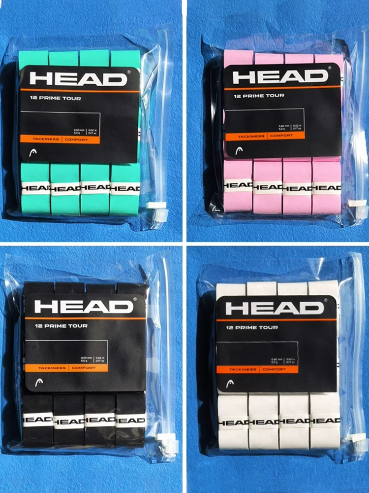 

12/24pcs HEAD Tennis Racket Overgrip Sweat Band Absorption Grip PU Badminton Racket Handle Grip Tennis Griptape Padel RacketGrip