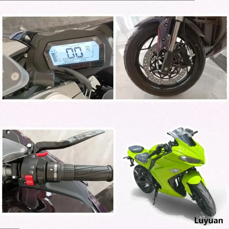 Motorcycle 2026 Model Direct Motocicleta Electrica 72V 3000W Sport Racing Electric Motorcycle