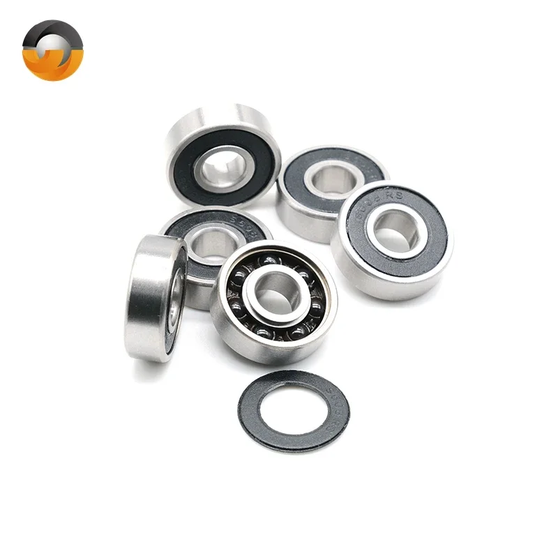 2PCS Stainless Steel Hybrid Ceramic Bearings S689RS CB 9x17x5mm ABEC-7 Rubber Sealed Bearing 689 689RS