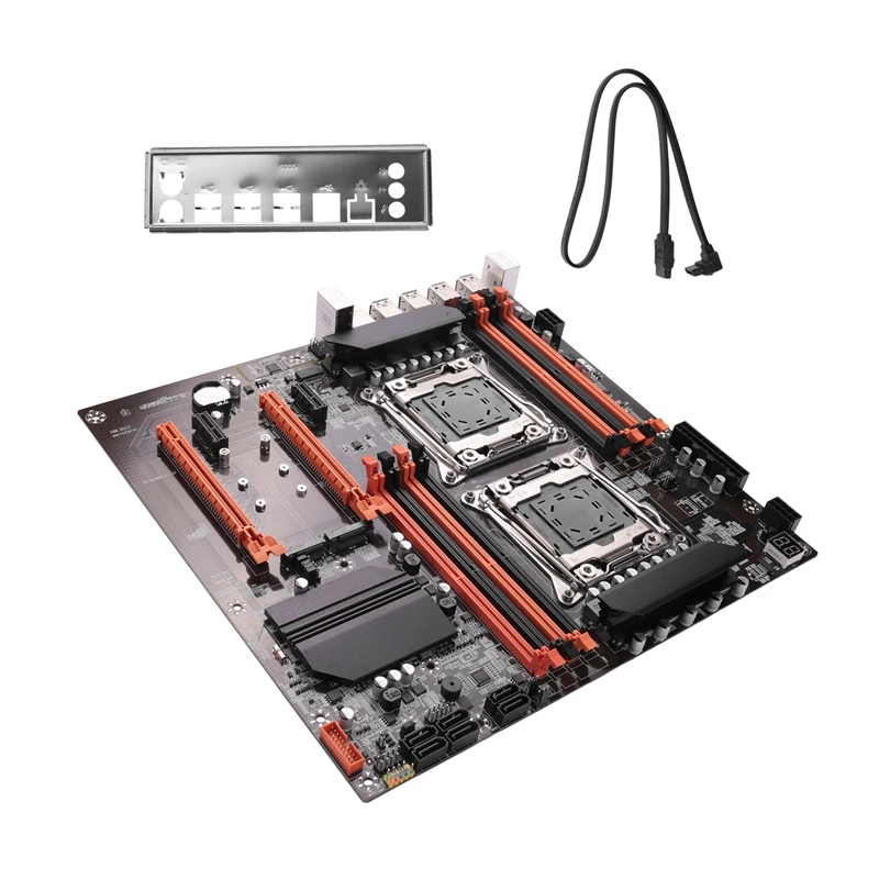 

X99 Motherboard LGA 2011-3 Support Dual CPU DDR4 Support 8X32G Memory For LGA 2011-3 Xeon E5 Series