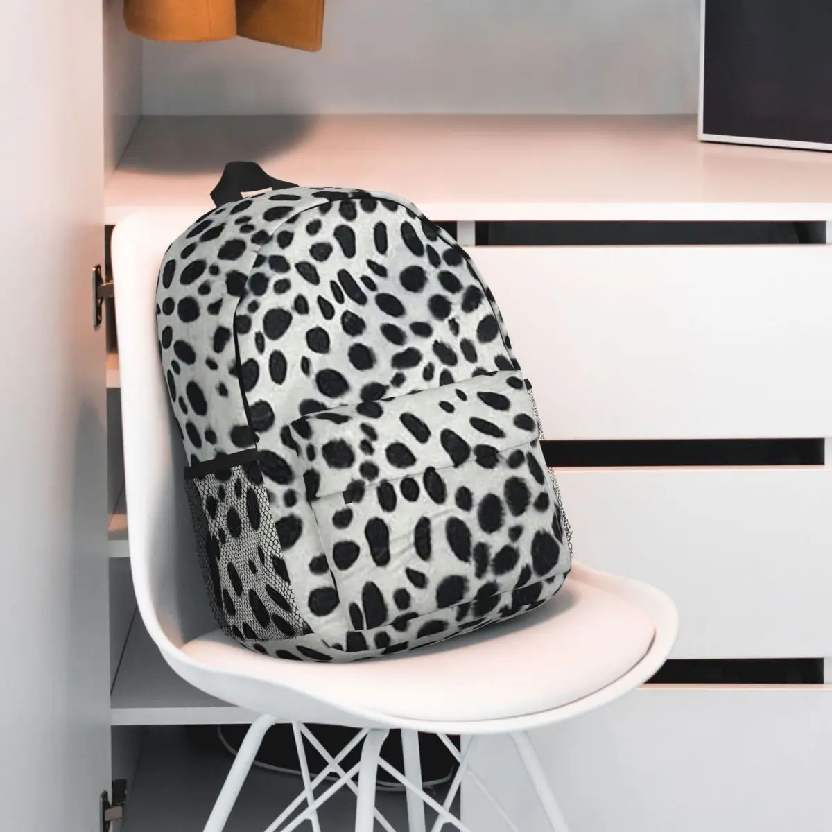 Dalmatian Dog Texture Backpack Hot Sale Daypack Large Capacity Boys Girls BookBag Shoulder Bags for Men Women School Bag