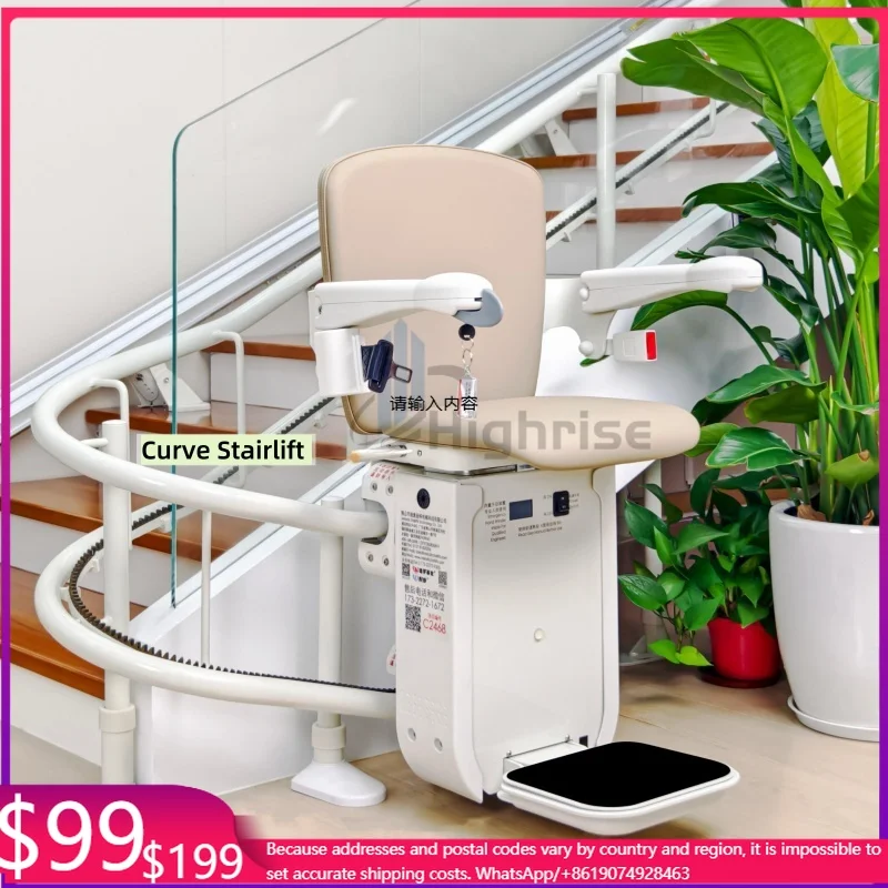 Portable Electric Patient Lift Transfer Chair Hydraulic/wheelchair Stair Lift Disabled Stair Climber/commercial Chair Lift Stair