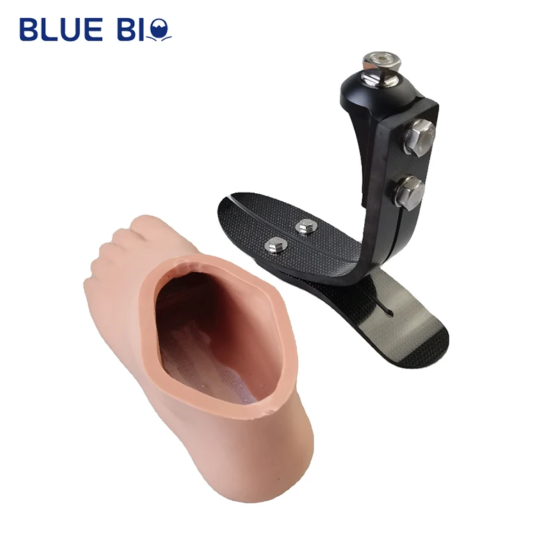 Customized High Ankle Carbon Fiber Prosthesis Artificial Carbon Fiber Foot for Amputee