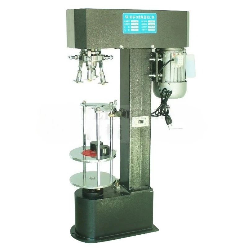 DK-50/D type metal cover locking machine, capping machine, capping machine