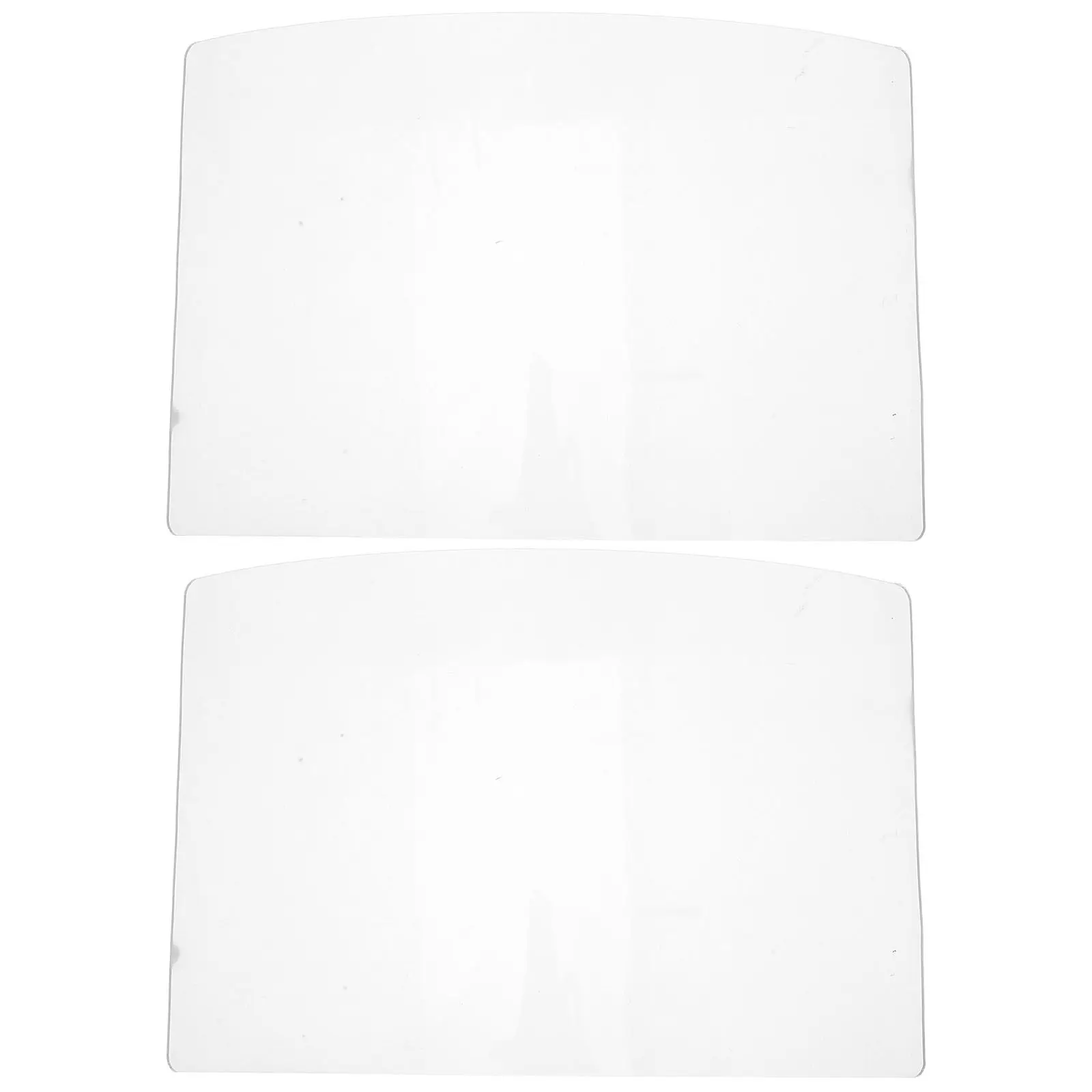 

2Pcs Dustproof Sandblasting Hood Replacement Lens Glass Protective Screen Sandblasting Protective Cover Sandblaster Mask Lens