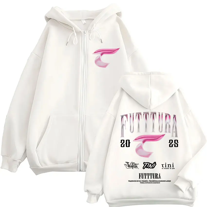 

Новая модная толстовка на молнии TINI STOESSEL Futtura Tour Album 2025 в стиле Harajuku, унисекс, высокое качество, Y2K