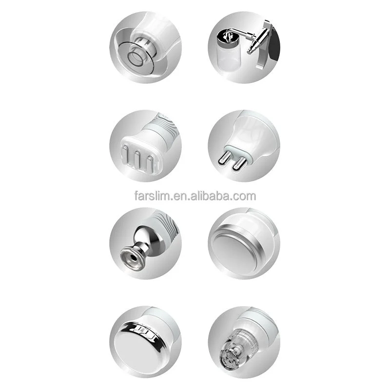 حار 8 في 1 تجميل الوجه هيدرا الأكسجين معدات الأكسجين هيدرا جلدي آلة العناية بالبشرة CO2 فقاعة آلة تنظيف الوجه