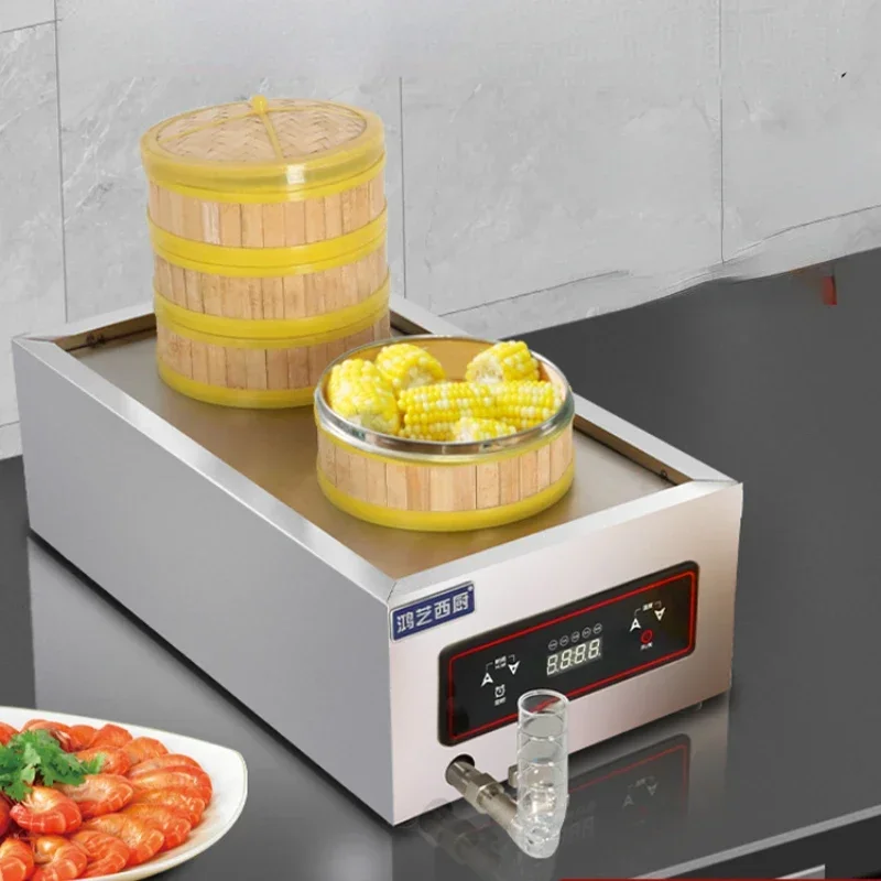 インテリジェントスチーマー商業水不足停電デスクトップ電気スチーマー小型ケージ餃子スチーマー Vevor Küche