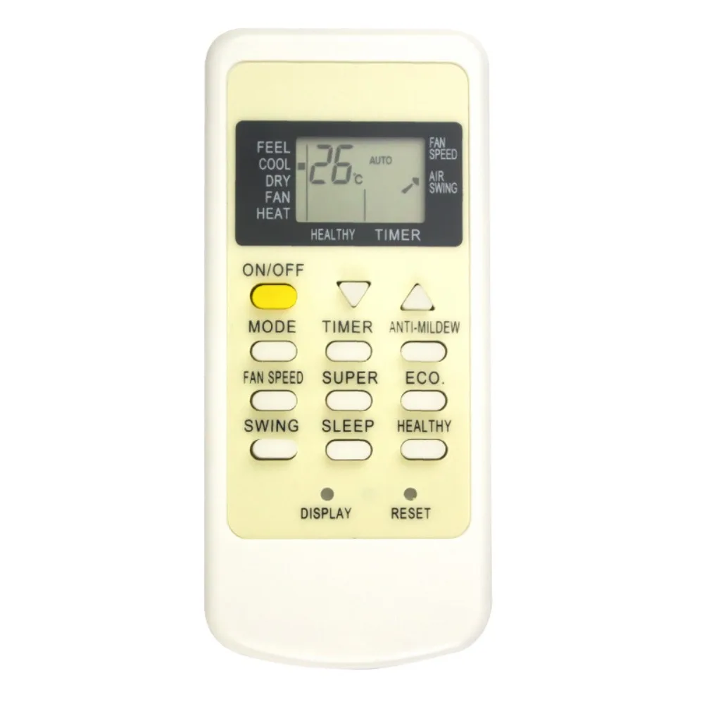 Comfortable Grip Air Conditioner Remote Control Sensitive Buttons LCD Screen Replacement Remote Control General for GYKQ05