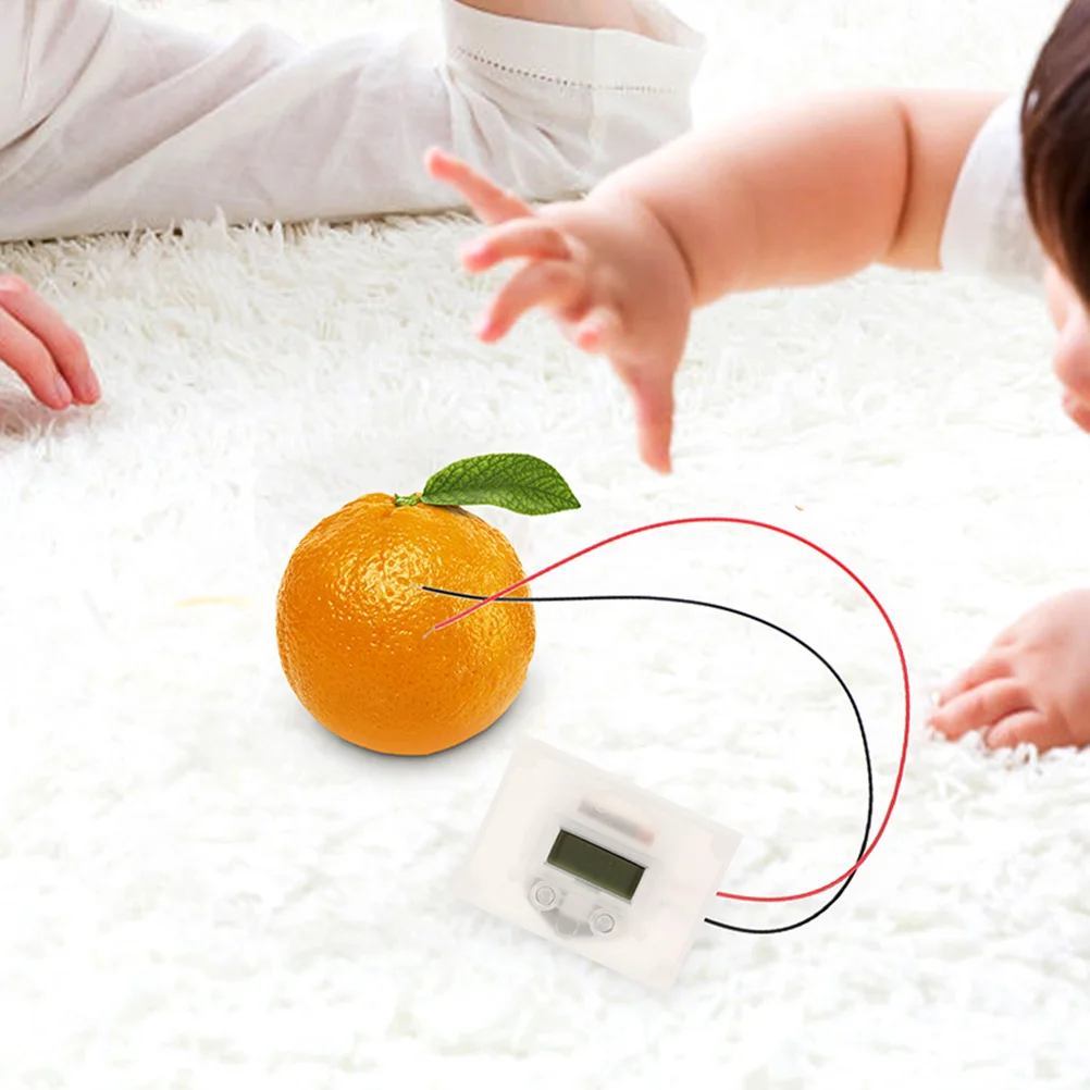 

Fruit Experiment Kit DIY Science Project Educational Toys Sets Zinc Copper Plates Generator Student