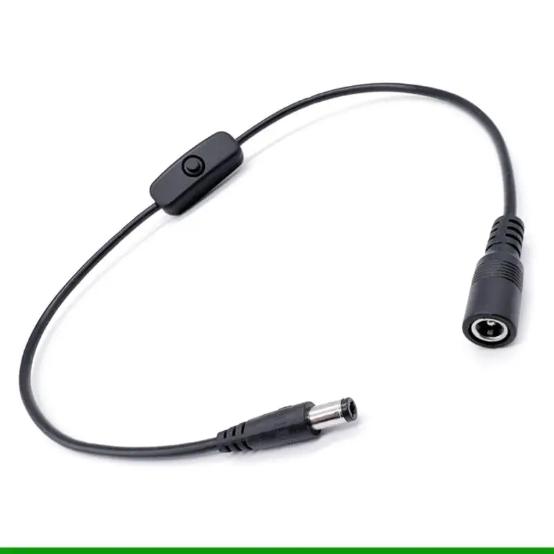 U55C DC5521 Power Supply Cable With Push Button Switches For DIY Projects Repair