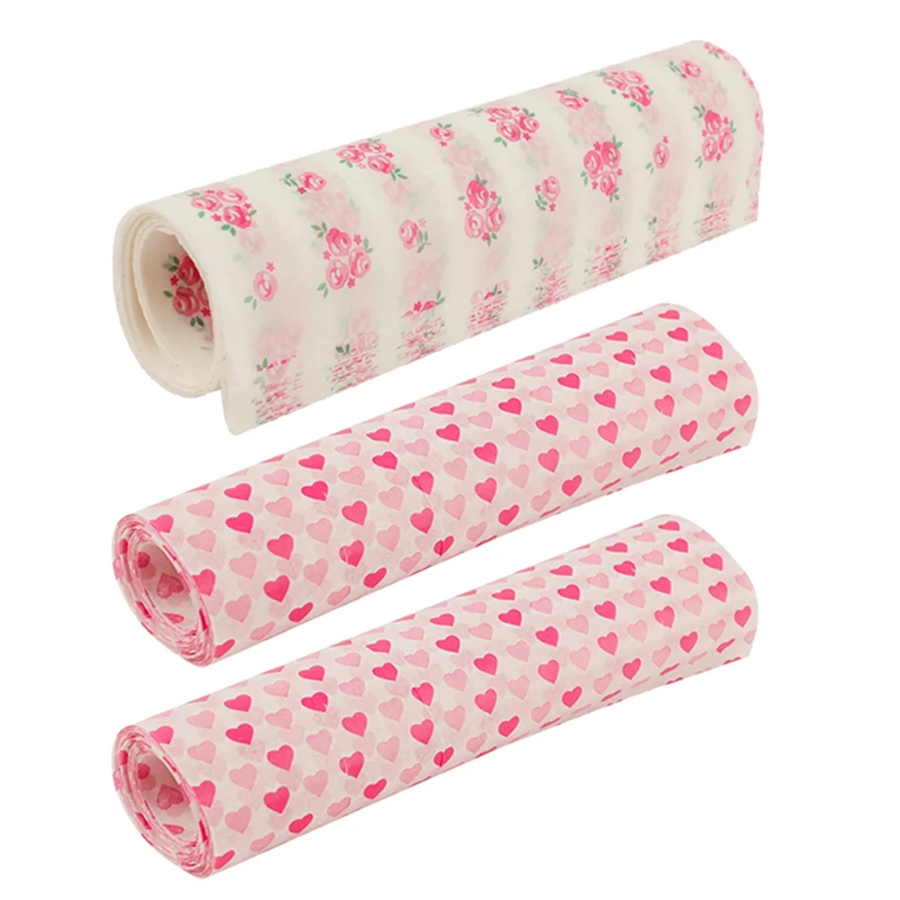 150Pcs Baking Wax Paper Cake Wrapper Food Wrapping Paper Food Packing Paper for Home