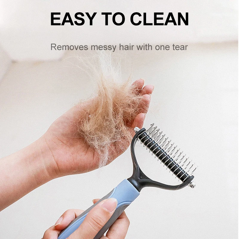 Dog Brush Pet Dog Hair Remover Cat Comb Grooming And Care Brush For Matted Long Hair and Short Hair Curly Dog Supplies Pet Items