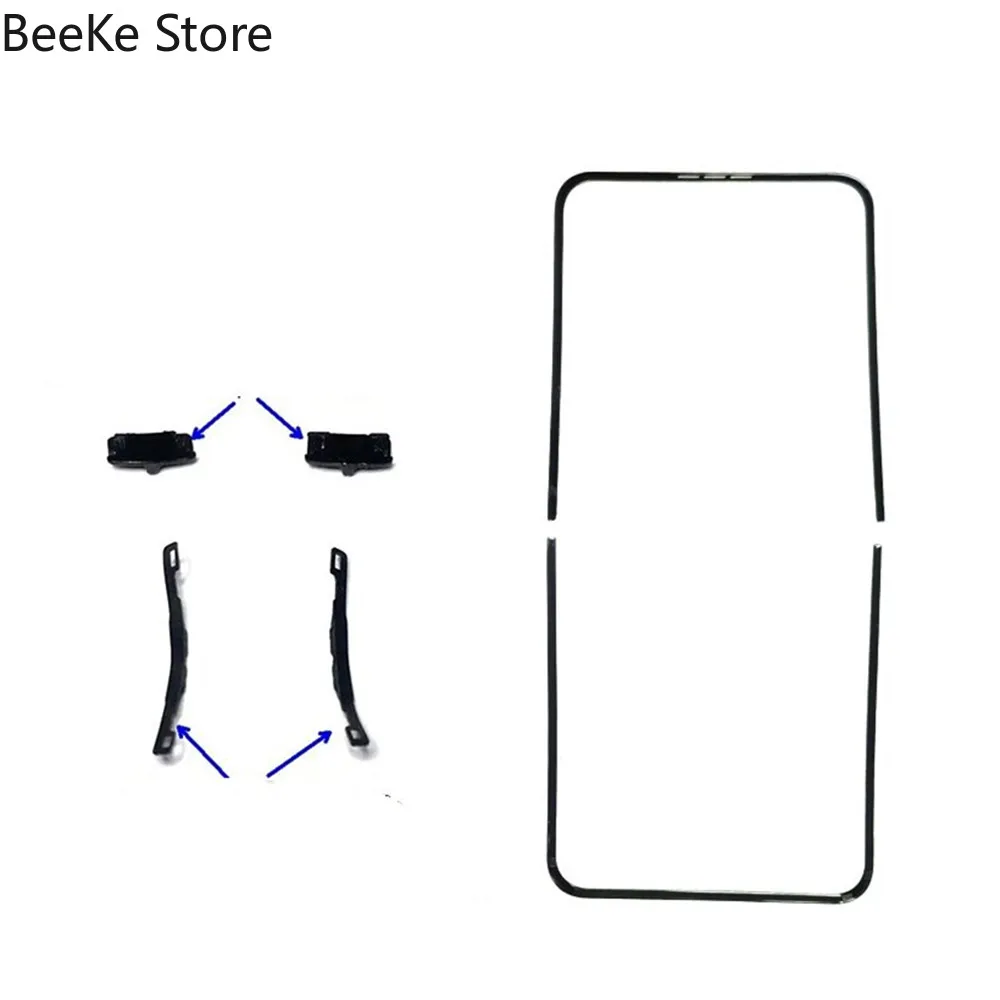 6Pcs/Set For Samsung Z Fold Flip 7 6 3 4 5 Front Bracket Plastic LCD Stand Bezel Screen Buckle Middle Frame Replacement Parts
