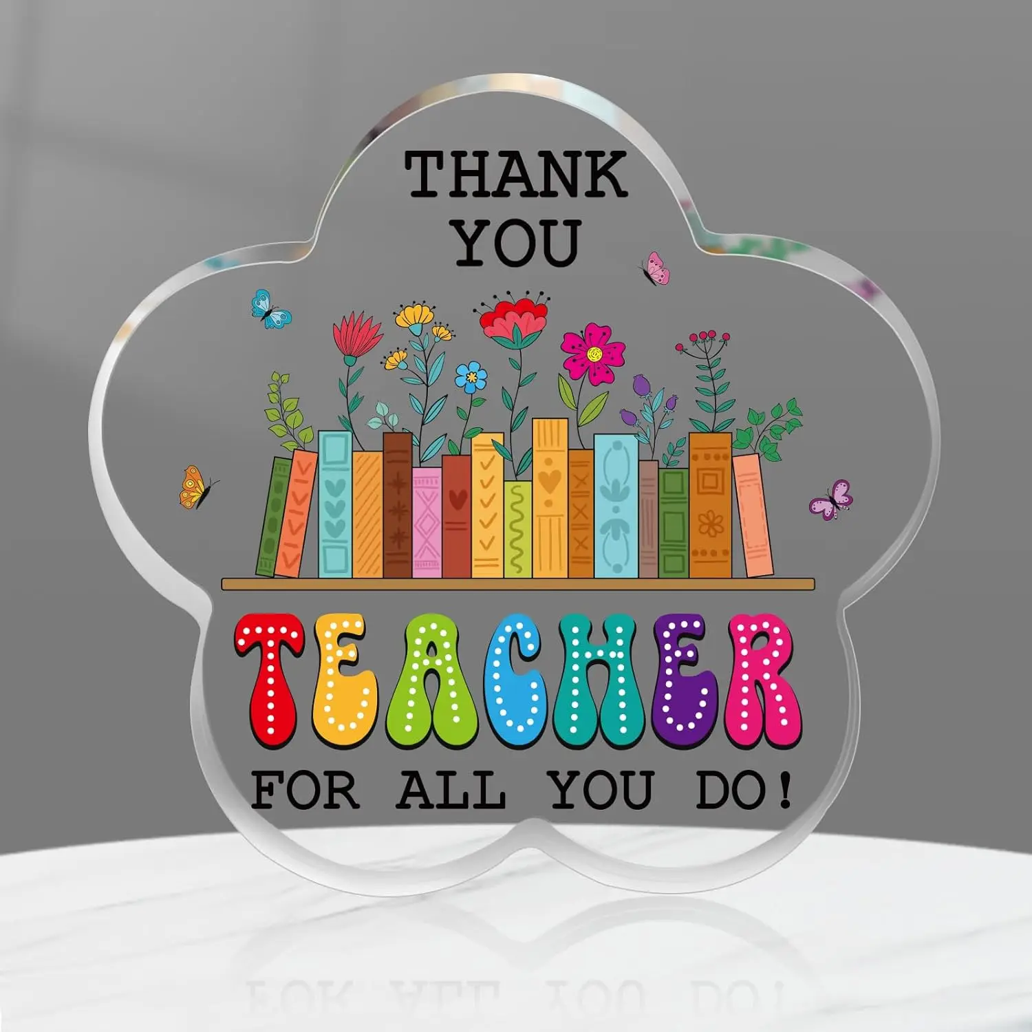 

Teacher Appreciation Gifts for Women - Thank You for All You Do Teacher Paperweight Gift Presents for Teachers End of Year Gifts