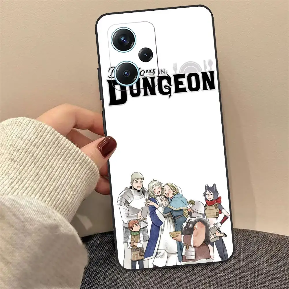 D_delicious in D_dungeon Phone Case For Redmi Note 13 Pro Plus 12 11 A3X A1 A2 13C 12C Black Cover