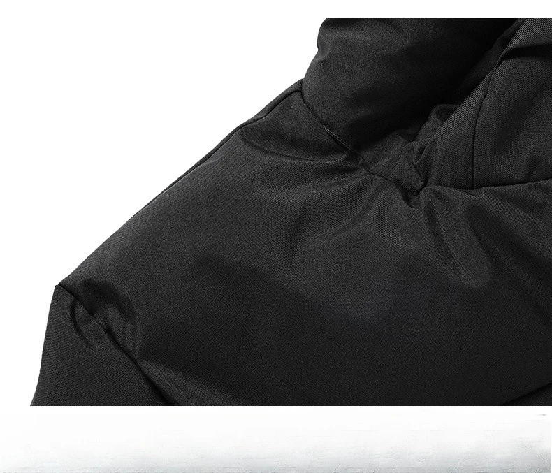 Men's Winter Autumn Coat Top Cotton Coat Hooded Bread Coat Thickened Warm Solid Color Simple Comfortable Casual Niche Versatile