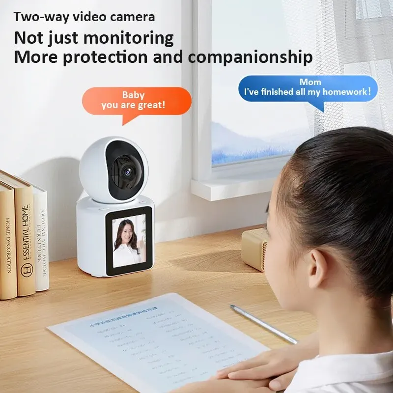 WiFi-camera Draadloze babyfoon Auto Tracking Ai Menselijke detectie Indoor Home Security Surveillance PTZ-camera's