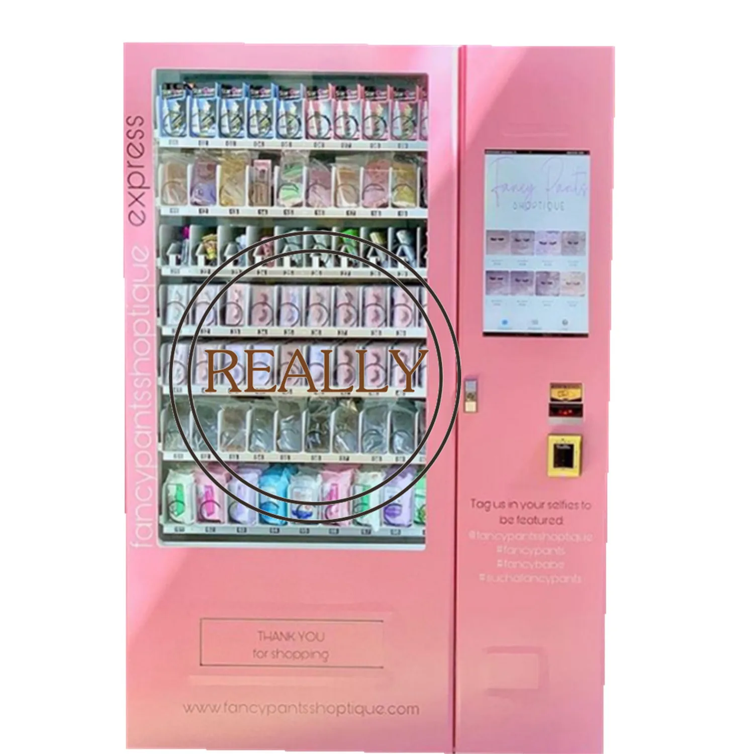 Commercial Eyelash Vending Machine Factory Customized Smart Wig Vending Machine Perfume Lipstick Beauty Vending Machine