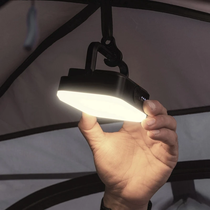 Luz de Camping con carga USB, linterna de emergencia portátil, cuarto engranaje de noche, atenuación, senderismo al aire libre
