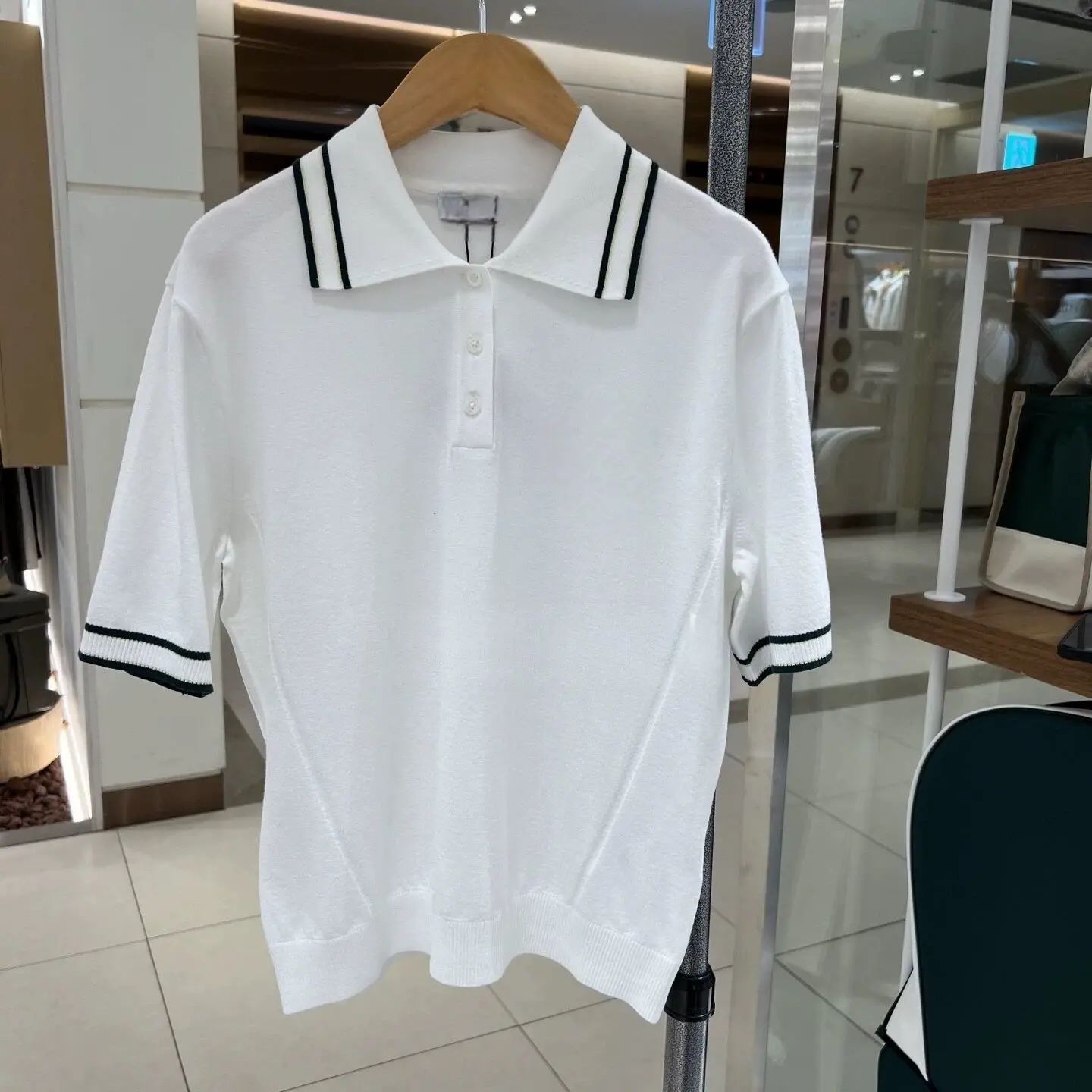 

Женская спортивная рубашка-поло для гольфа с коротким рукавом и воротником, повседневная, универсальная, приталенная, стройнящая фигуру