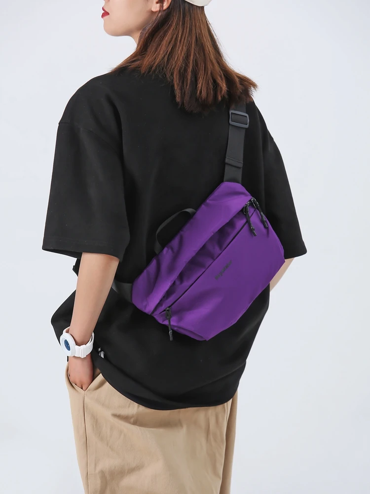 Chest bag men ins Korean fashion messenger bag multifunctional waterproof shoulder bag sports waist bag women