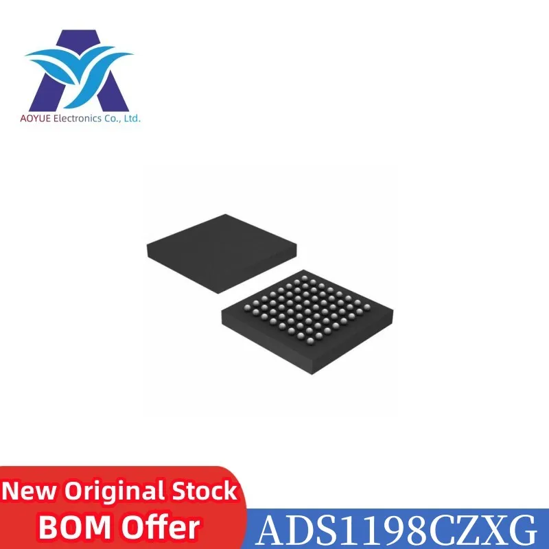 ADS1198CZXG ADS1198CZXGR ADS1198CPAGR ADS1198CPAG  ADS1198 QFP BGA 8-channel 16-bit analog front end AFE Data conversion chip