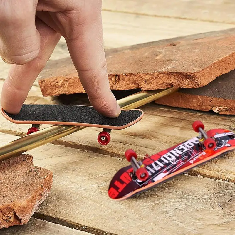 bmx bicicletas skate para dedos fingerboard finger skate Kit de Mini monopatines ligeros con piezas de tecnología de parque de Skate DIY, cubierta