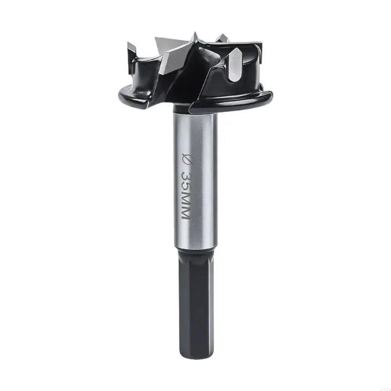 Hinge Cutter Tool Cabinet Hinge 35mm Hole Cutter 3 Flutes Alloy Steel Drill Bit With Depth Limiter For Wood Crafts
