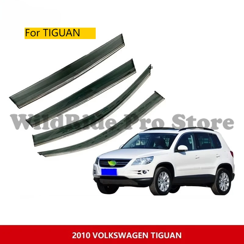

Car Side Window Wind Deflectors Visor Vent Sun Rain Guard Deflectors for TIGUAN