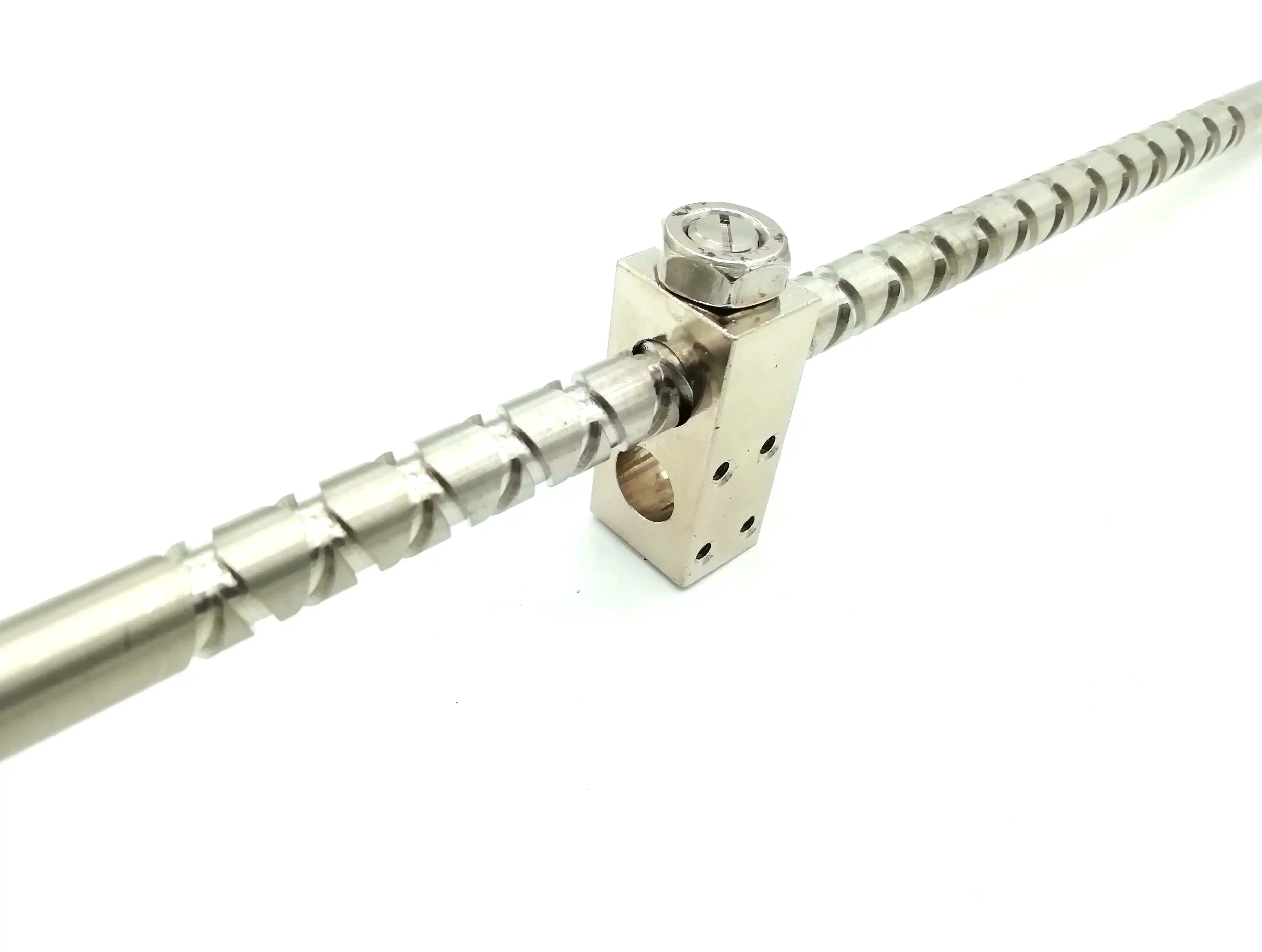 304C SUS Reciprocating Screw with Nut Working Length 50~300mm 10mm Diameter 10mm Pitch