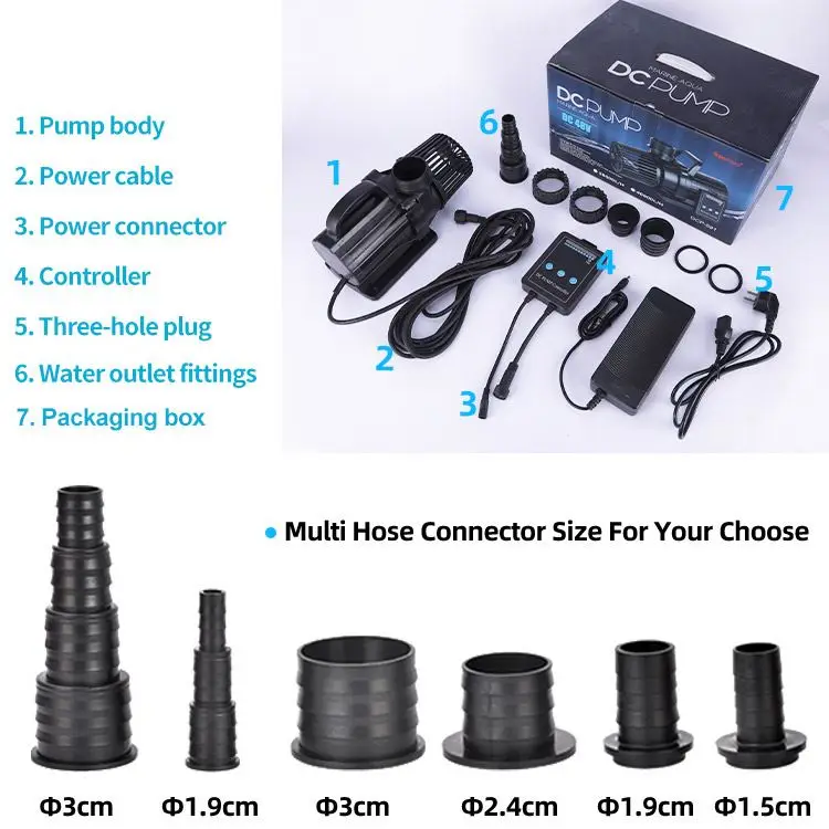 Fish Pond Aquarium Tank Waterfall Fountain Tank Fish Tank Pump Dc Water Pump For Aquarium