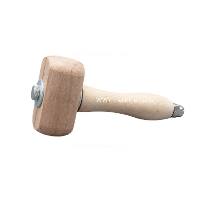 Handmade DIY Beech Mounting Hammer Wood Punching Leather Tools Leather Carving Goods Woodworking