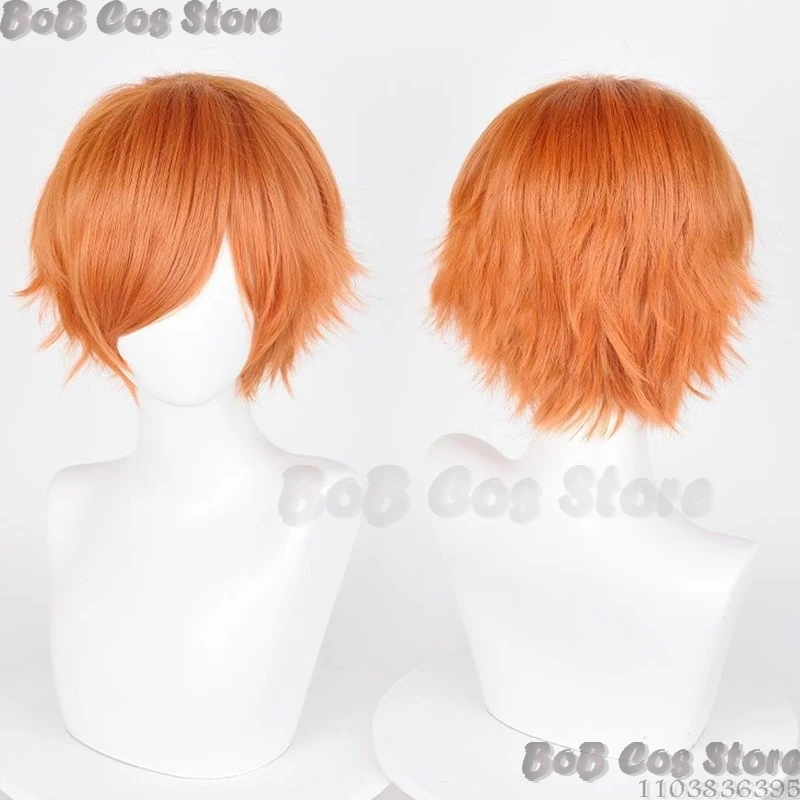 Gallica Game Metaphor: ReFantazio Cosplay Prop 30cm Orange Wig Hair Wing Headwear Elf 12cm Ears Women Girl Holloween Customized