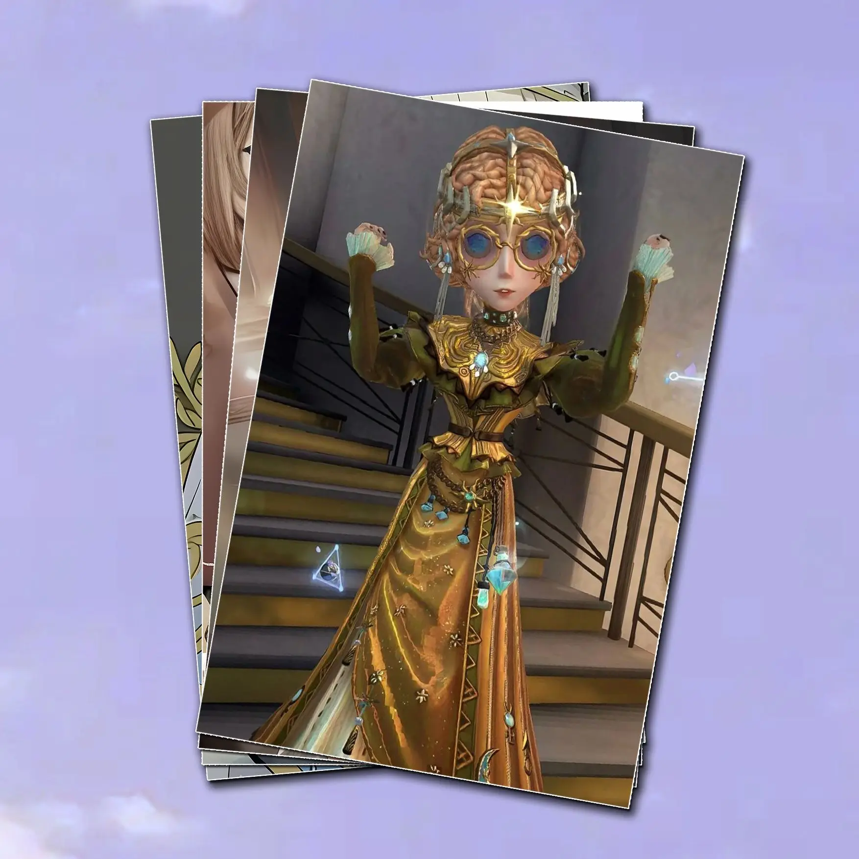 الهوية الخامس هيلينا آدامز العقل العين الفني صور كتاب ملصق الاكريليك حامل بطاقة الصور بطاقة ملصق المفاتيح دبابيس مجموعة كتب الصور #6