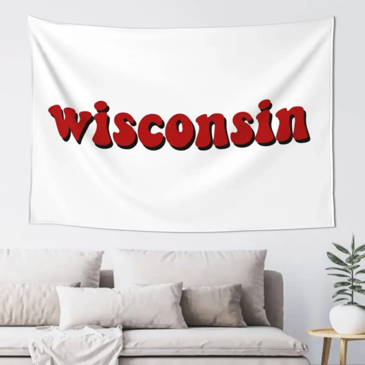 Wisconsin Tapestry Art Mural Home And Comfort Decor Things To Decorate The Room House Decoration Tapestry