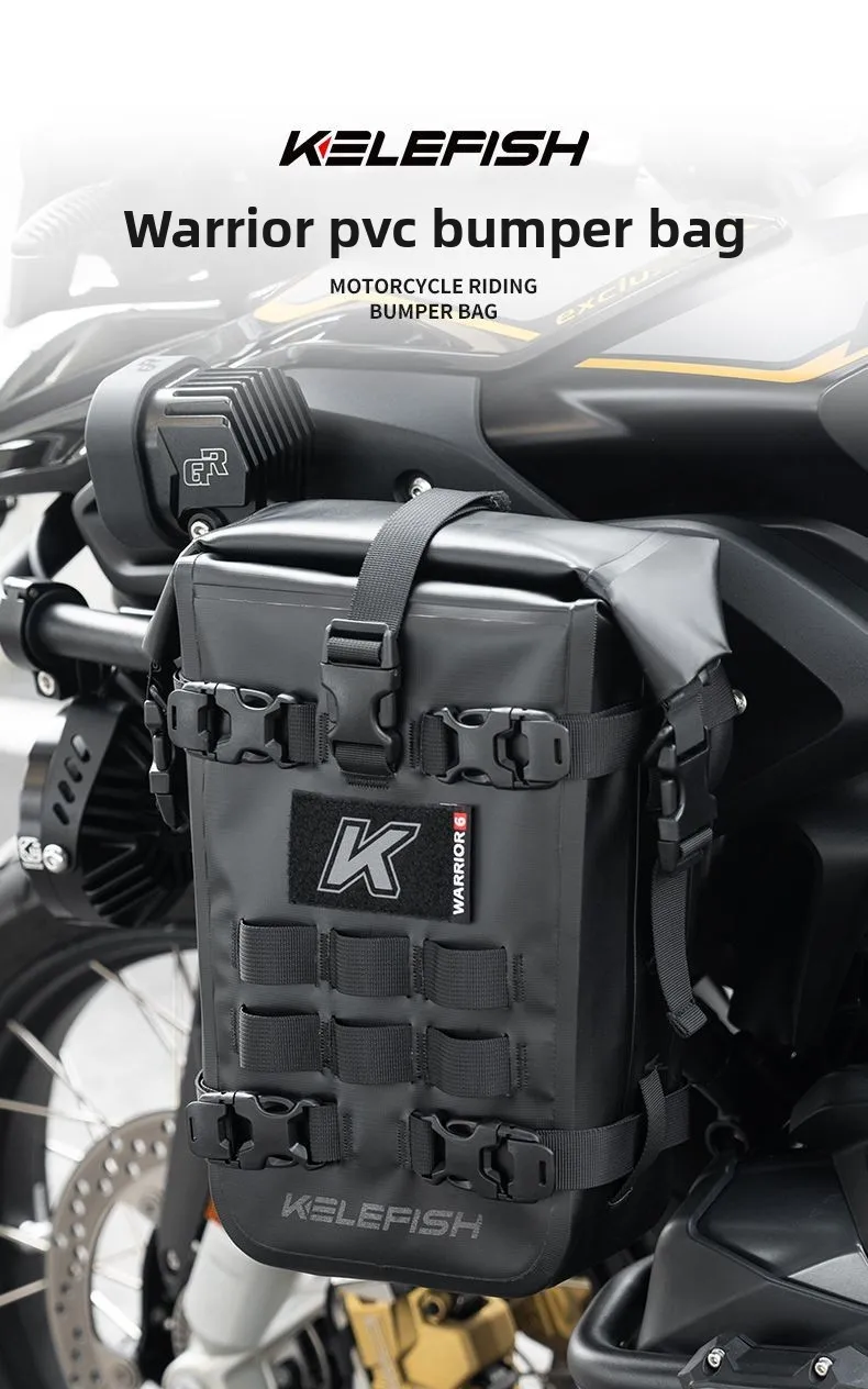 

Kaileryu Quick Release Motorcycle Side Bag Waterproof and Spacious for Daily Commute and Touring