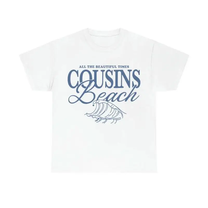 

Cousins Beach T-shirt for Women The Summer I Turned Pretty Inspired Top Aesthetic Beach Vacation Graphic Tee Nostalgic Summer